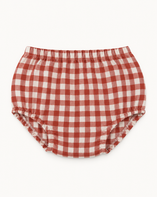 Braguita de bebé vichy rojo