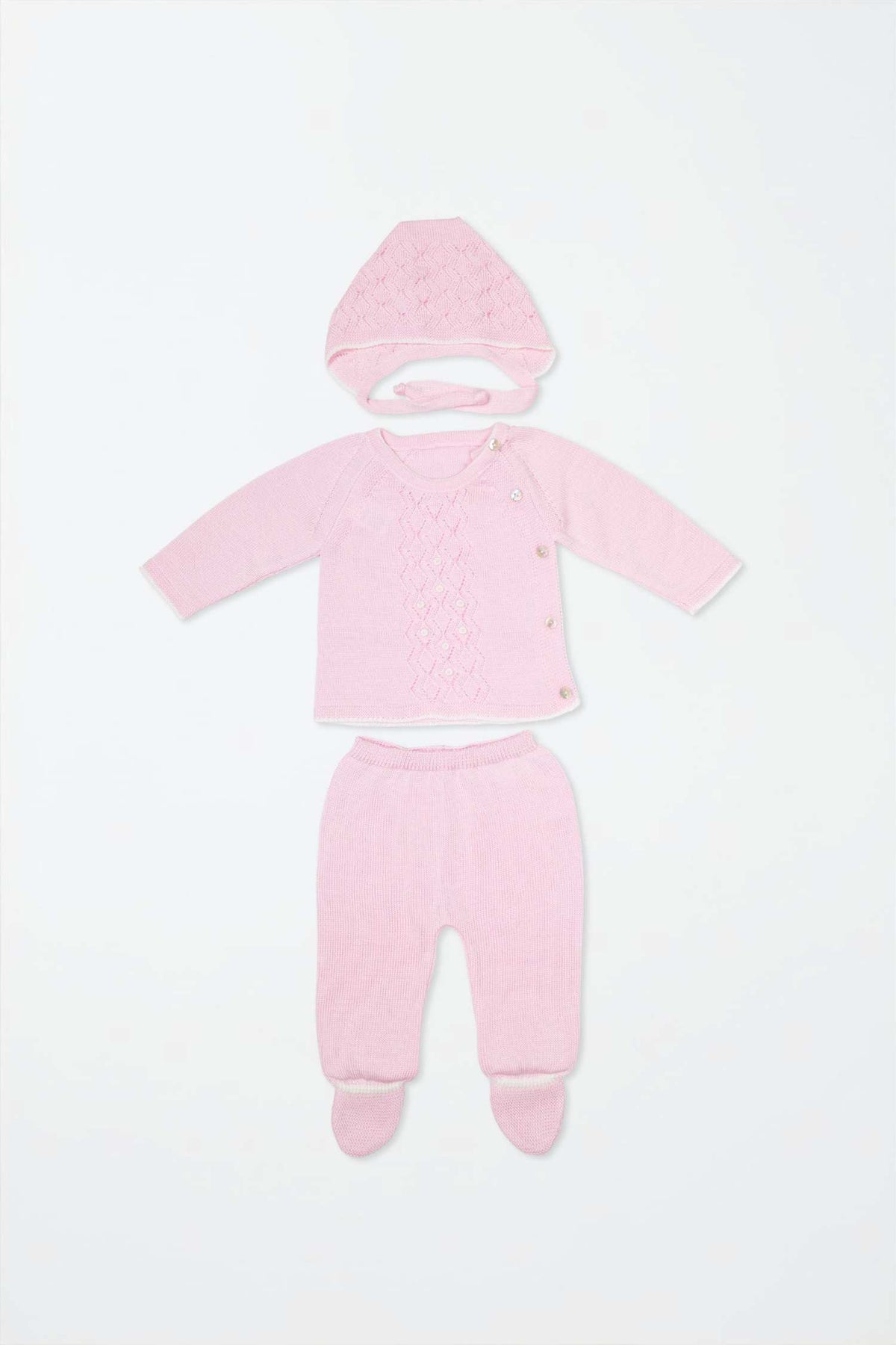 conjunto-tres-piezas-unisex-rosa
