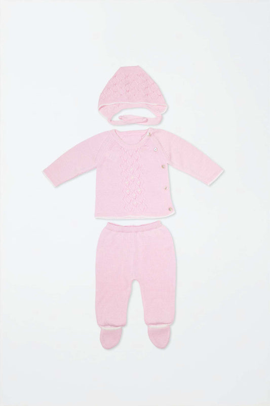 conjunto-tres-piezas-unisex-rosa