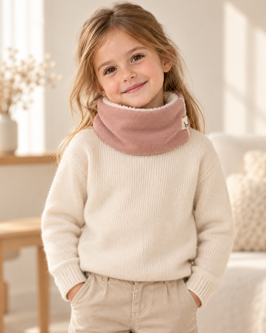 Cuello infantil rosa