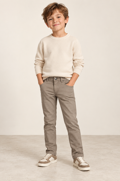 Pantalón de niño gris