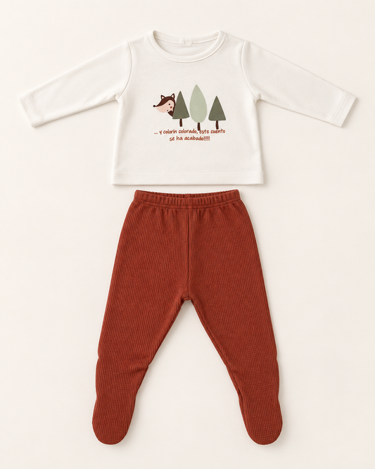 Conjunto de bebé cuento del bosque