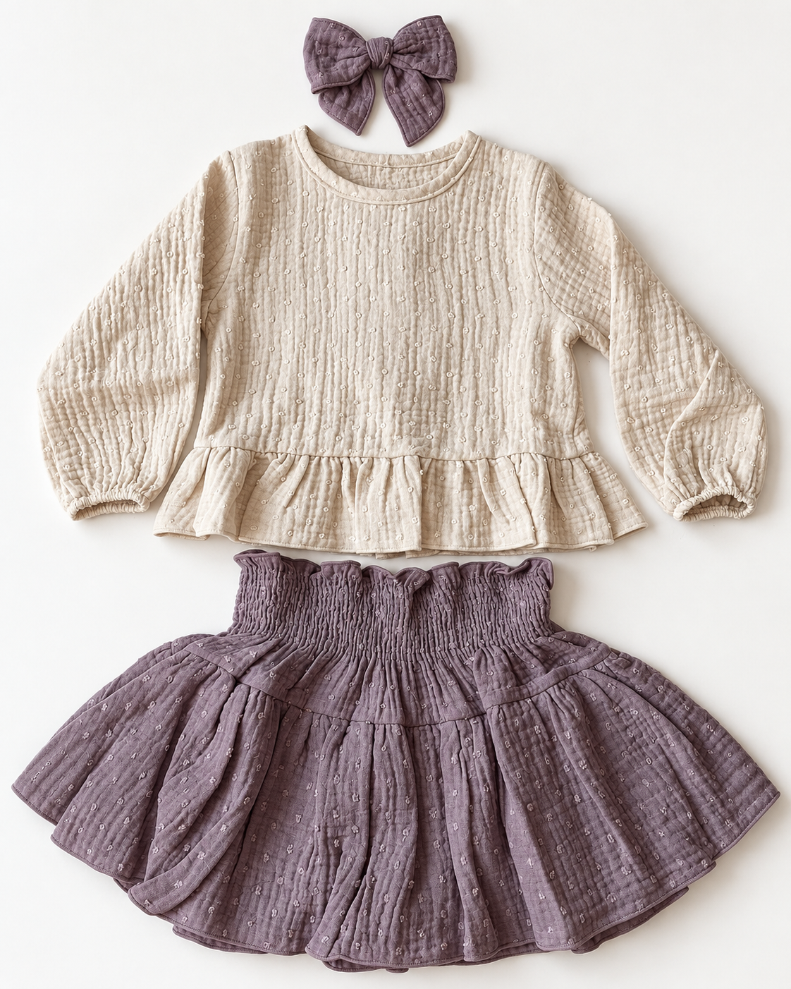 Falda pantalón Atari malva; otras prendas y complementos se venden por separado
